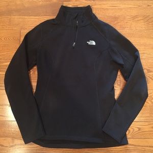 Women's Black North Face Quarter Zip